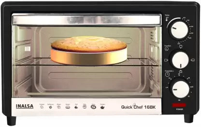 Inalsa 16-Litre Quick Chef 16BK Oven Toaster Grill (OTG)  (Black) Inalsa 16-Litre Quick Chef 16BK Oven Toaster Grill (OTG)  (Black)